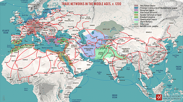 Trade Networks in the Middle Ages, c. 1200