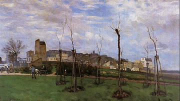 View of Montmarte from the Cité des Fleurs by Sisley