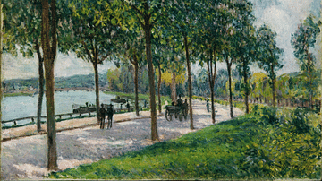 Allée of Chestnut Trees by Sisley