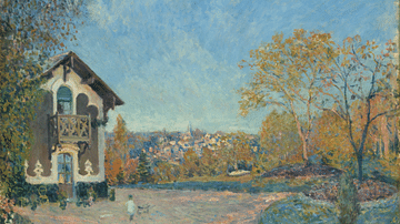 View of Marly-le-Roi from Coeur-Volant by Sisley