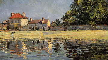 Banks of the Loing, Saint-Mammès by Sisley