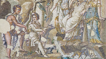 Judgement of Paris, Mosaic from Antioch