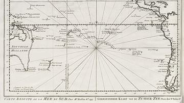 Map Showing Davis Island Below the Tropic of Capricorn