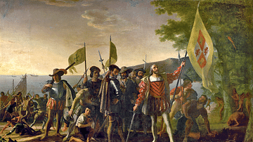 The Landing of Columbus by Vanderlyn