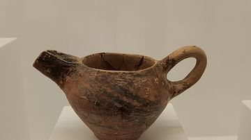 Minoan One-Handled Spouted Bowl
