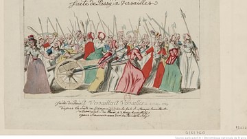 La Marcia delle donne su Versailles