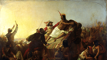 Pizarro Seizing the Inca of Peru