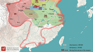 Warring States of China and Qin conquest, c. 250 BCE