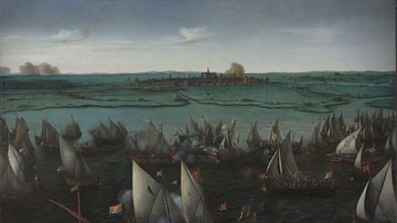 Battle between Dutch and Spanish Ships on the Haarlemmermeer, 26 May 1573