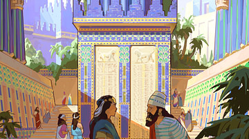 Babylonian Palace Scene
