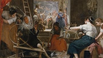 The Spinners or The Fable of Arachne By Velázquez
