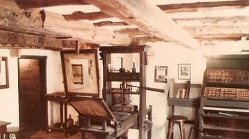 Replica of Gutenberg's Press, Featherbed Alley Printshop Museum, Bermuda