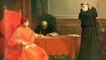 Martin Luther in Front of Thomas Cajetan