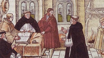 Meeting of Martin Luther and Cardinal Cajetan