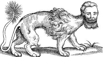 Woodcut from Edward Topsell's The Historie of Foure-footed Beastes (1607)