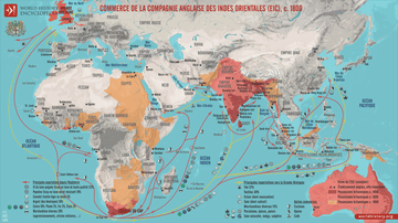 Marchandises de la Compagnie Britannique des Indes orientales