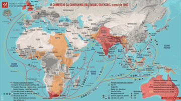 As Mercadorias da Companhia das Índias Orientais