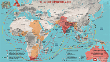 The East India Company trade, c. 1800