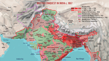 British Conquest in India c. 1857