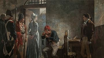 Charlotte Corday Being Conducted to Her Execution