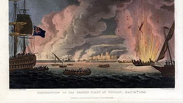 Destruction of the French Fleet at Toulon