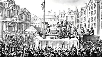 Execution of 9 Émigrés, October 1793