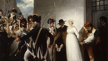 Marie Antoinette Being Taken to Her Execution, 16 October 1793