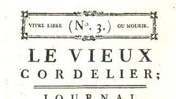 Le Vieux Cordelier, Issue 3