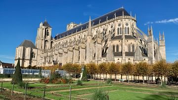 Side View of Bourges Cathedral