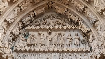 Life of Saint Stephen, Portal of Bourges Cathedral