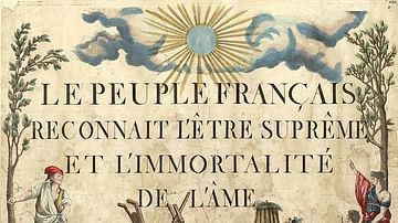 The People of France Recognize the Supreme Being and the Immortality of the Soul
