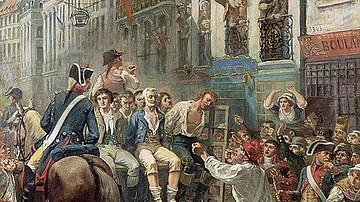 Robespierre Taken to the Guillotine