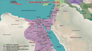 The New Kingdom of Egypt c. 1250 BCE