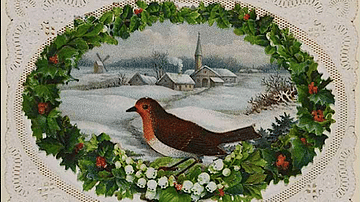 19th-Century Christmas Card