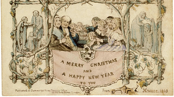The First Printed Christmas Card