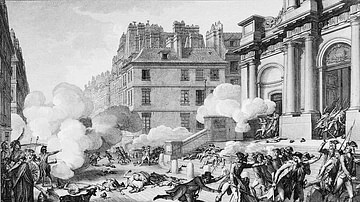 Battle of the Saint-Roch Church during the Revolt of 13 Vendémiaire Year IV