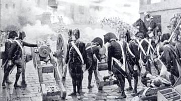 Bonaparte's Guns Fire on the Royalist Mob, 13 Vendémiaire Year IV