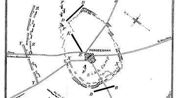 Troop Positions, Battle of Ferozeshah