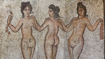 Mosaic of the Three Graces