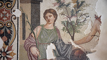 Mosaic of the Nymph Cyrene