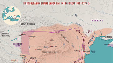 First Bulgarian Empire under Simeon I the Great (893 - 927 CE)