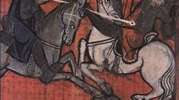 Baldwin IV of Jerusalem at the Battle of Montgisard