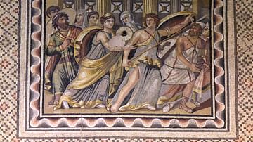 Achilles Revealed Mosaic from Zeugma