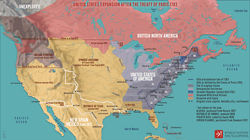 United States Expansion after the Treaty of Paris in 1783