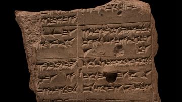 Mesopotamian Tablet with Proverbs