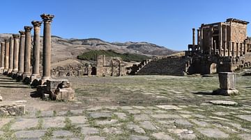 Severan Forum and Temple of the Gens Septimia, Cuicul (Djémila)