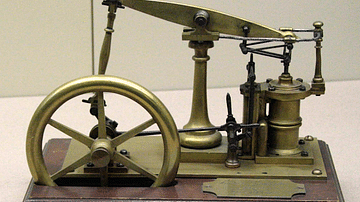 A Rotary Motion Steam Engine Model