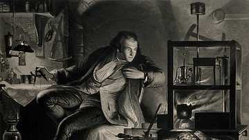 James Watt Working on the Steam Engine