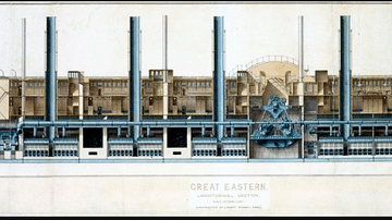 Cross-Section of SS Great Eastern