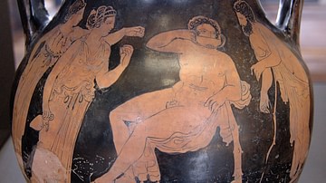 Herakles in the Hesperides Garden